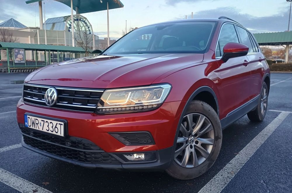 Volkswagen Tiguan 1.4 TSI Comfortline DSG - Salon pl, niski przebieg, dwa kpl. kół