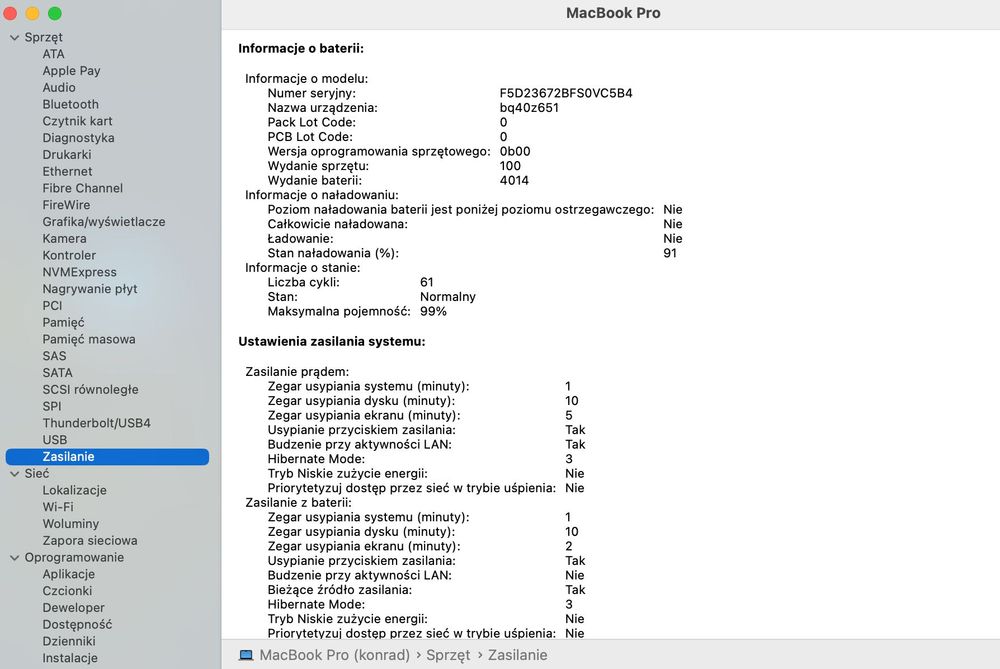 MacBook Pro 16 cali 2023 16GB M2 PRO 512GB jak NOWY