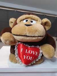 Pluszowa małpa, prezent na Walentynki