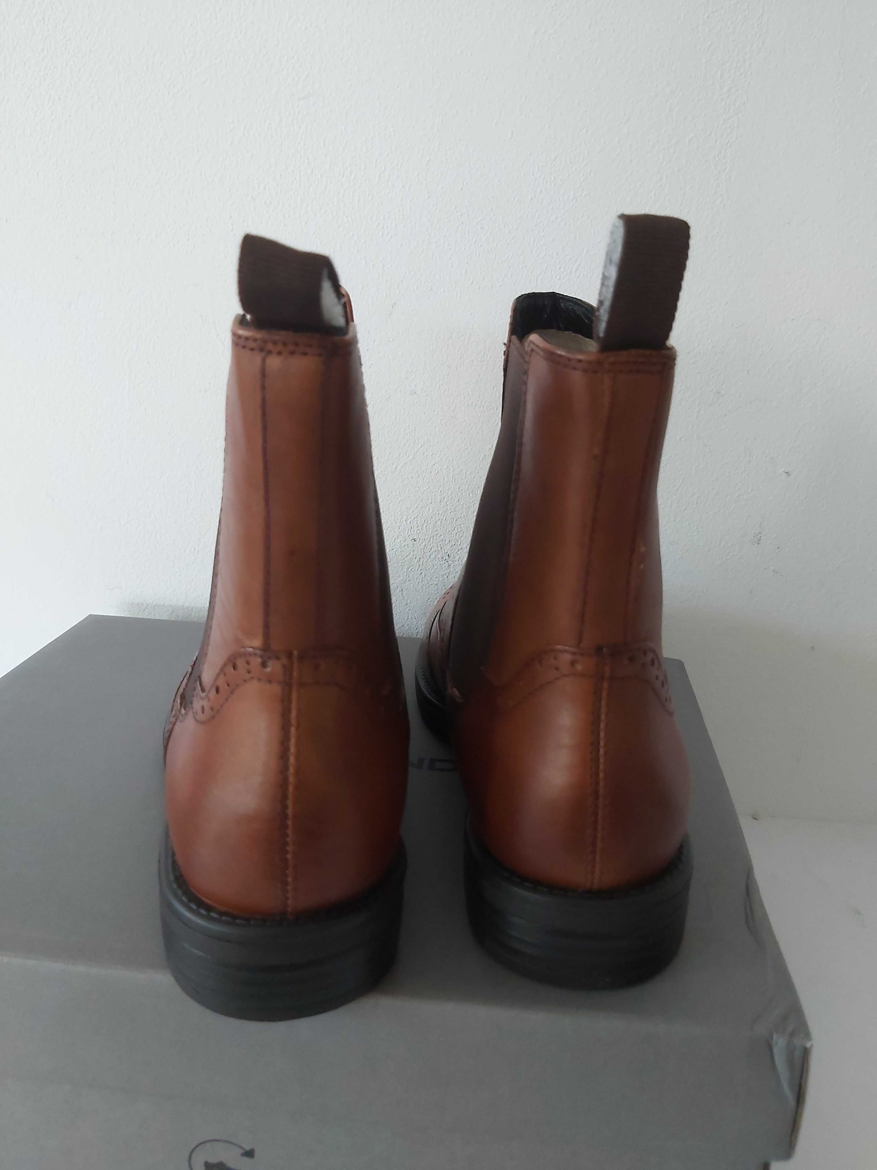 Buty sztyblety VAGABOND botki koniakowe 36