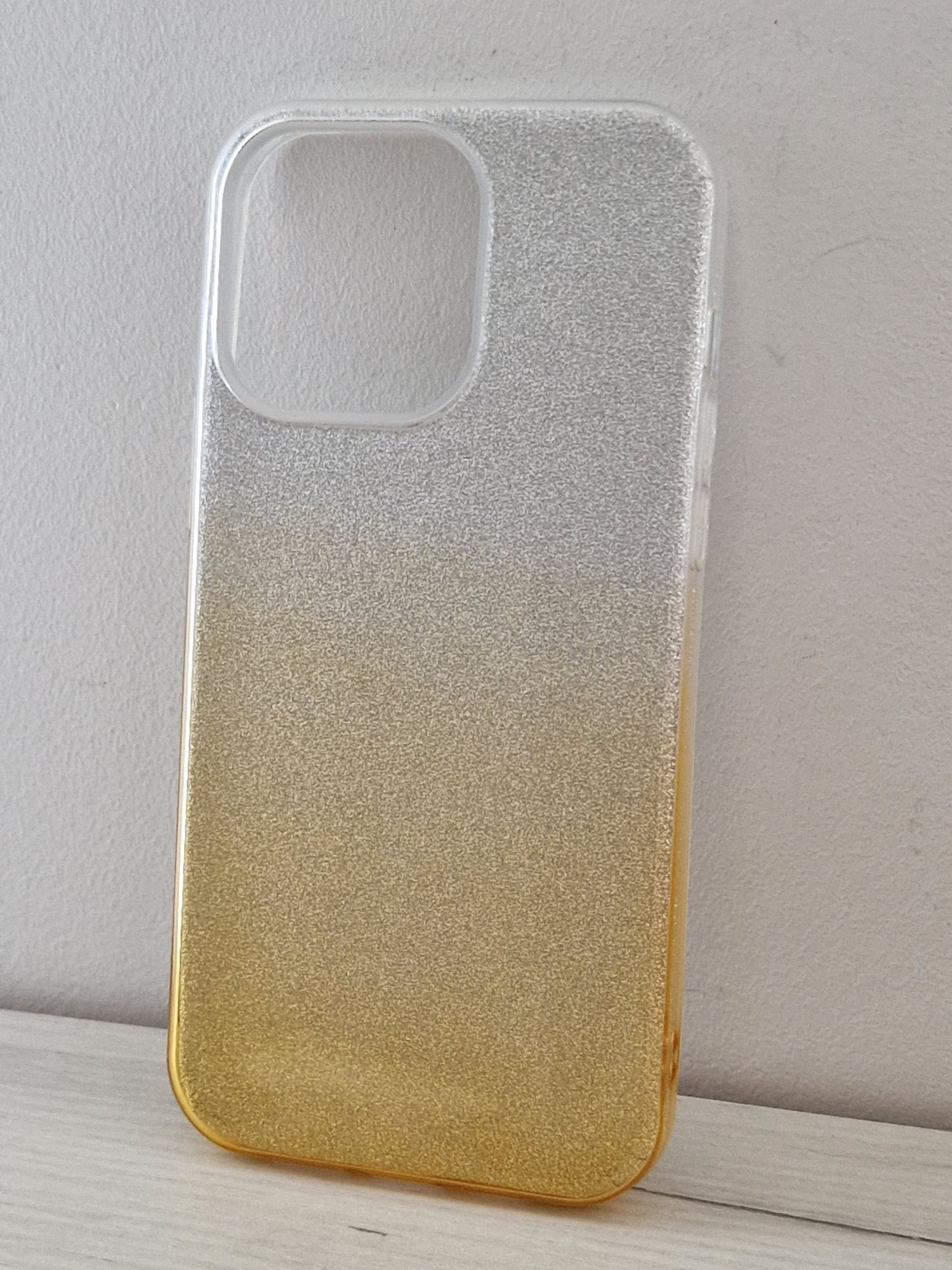 Back Case BLING do IPHONE 14 PRO MAX złoty lub czarny