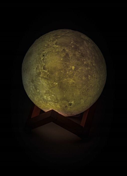 Lampka Lampa Nocna Księżyc Dotykowa Kolorowa 3D