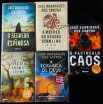 Cinco livros como novos de José Rodrigues dos Santos
