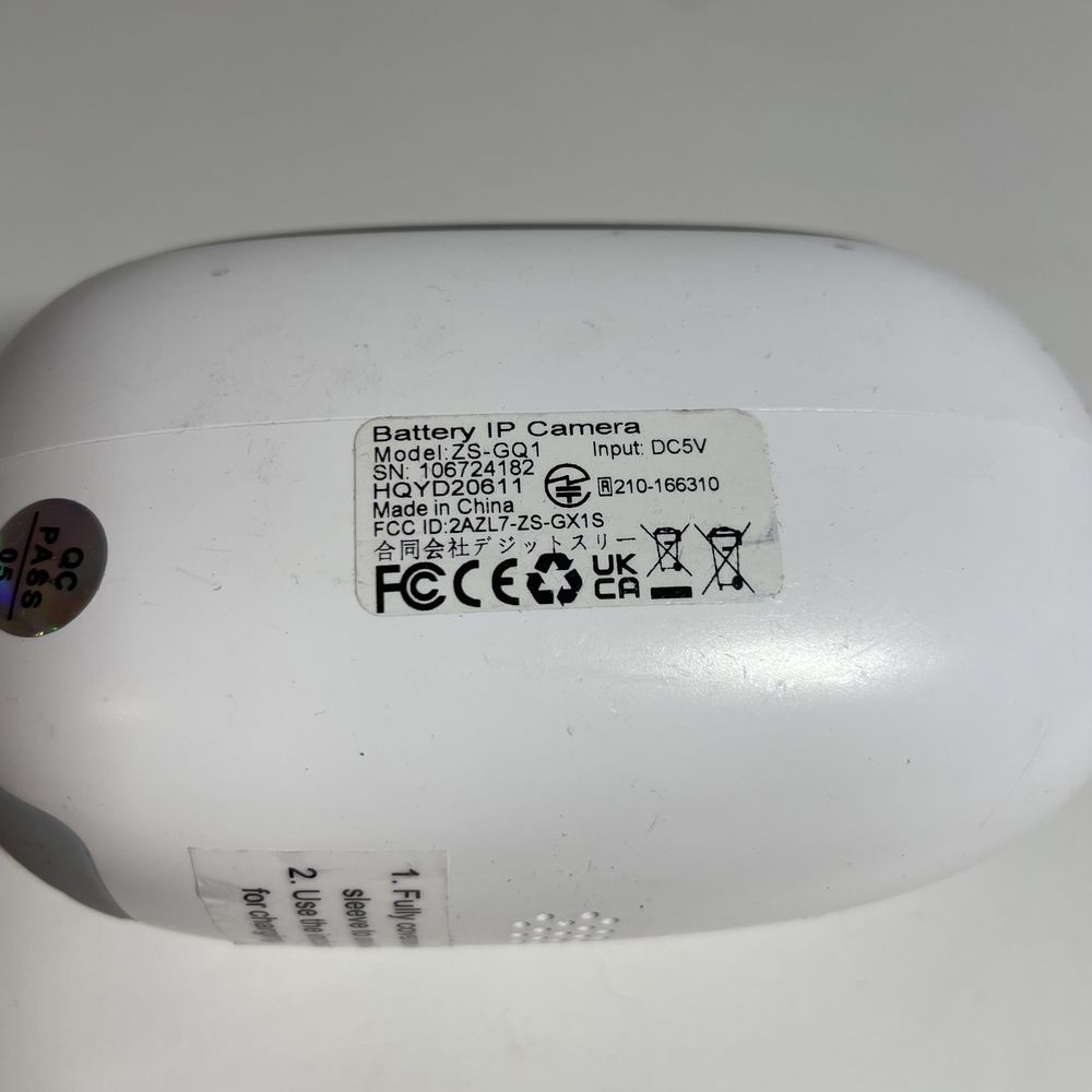 ieGeek ZS-GQ1 Zewnętrzna bateryjna kamera IP