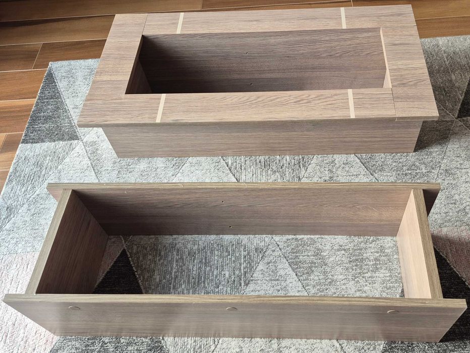 Zestaw 8 szt mebli VOX Modern Szafa Regał Półka Narożnik Komoda Biurko