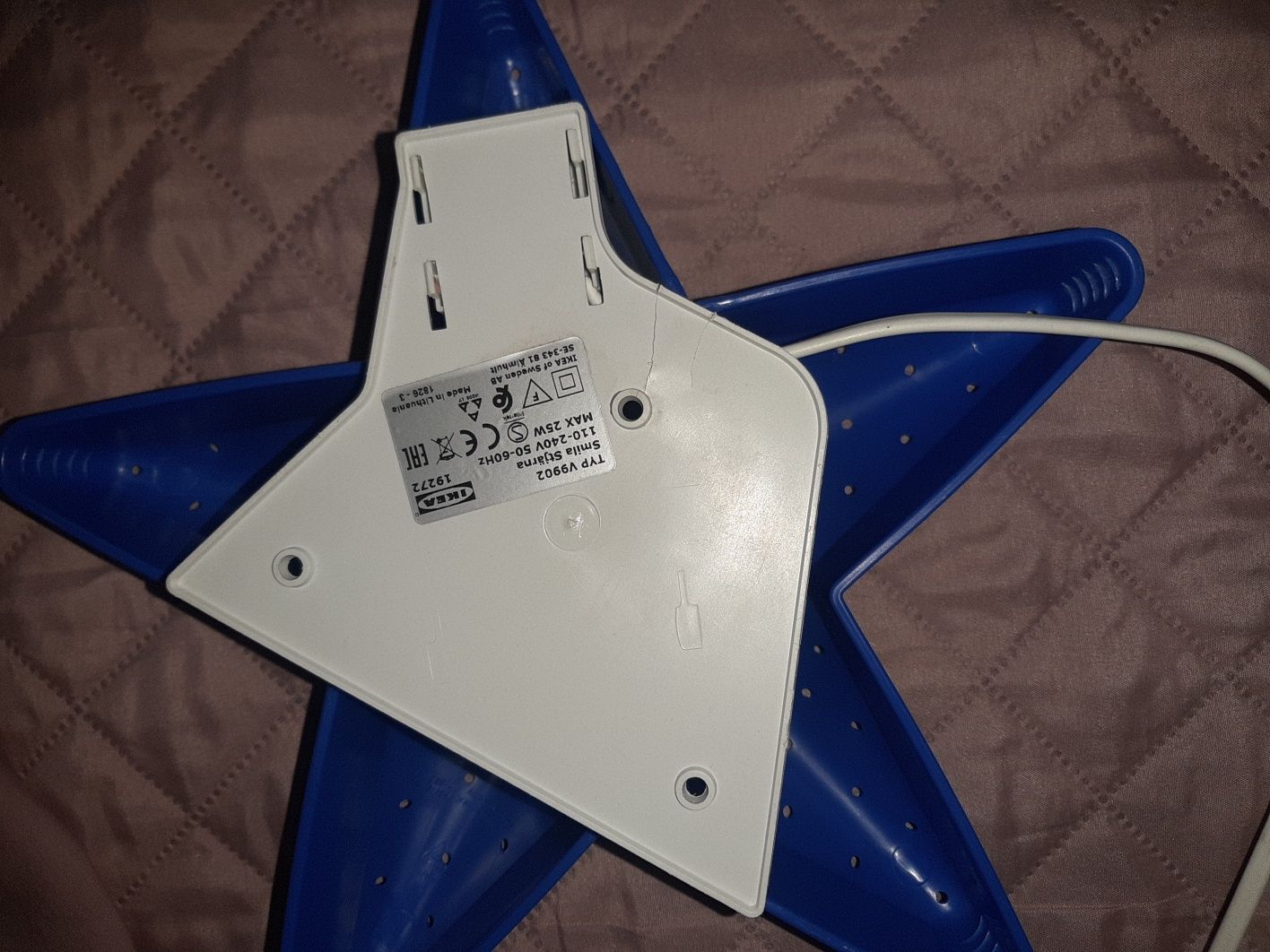 Lampa na ścianę gwiazdka lampka dziecięca