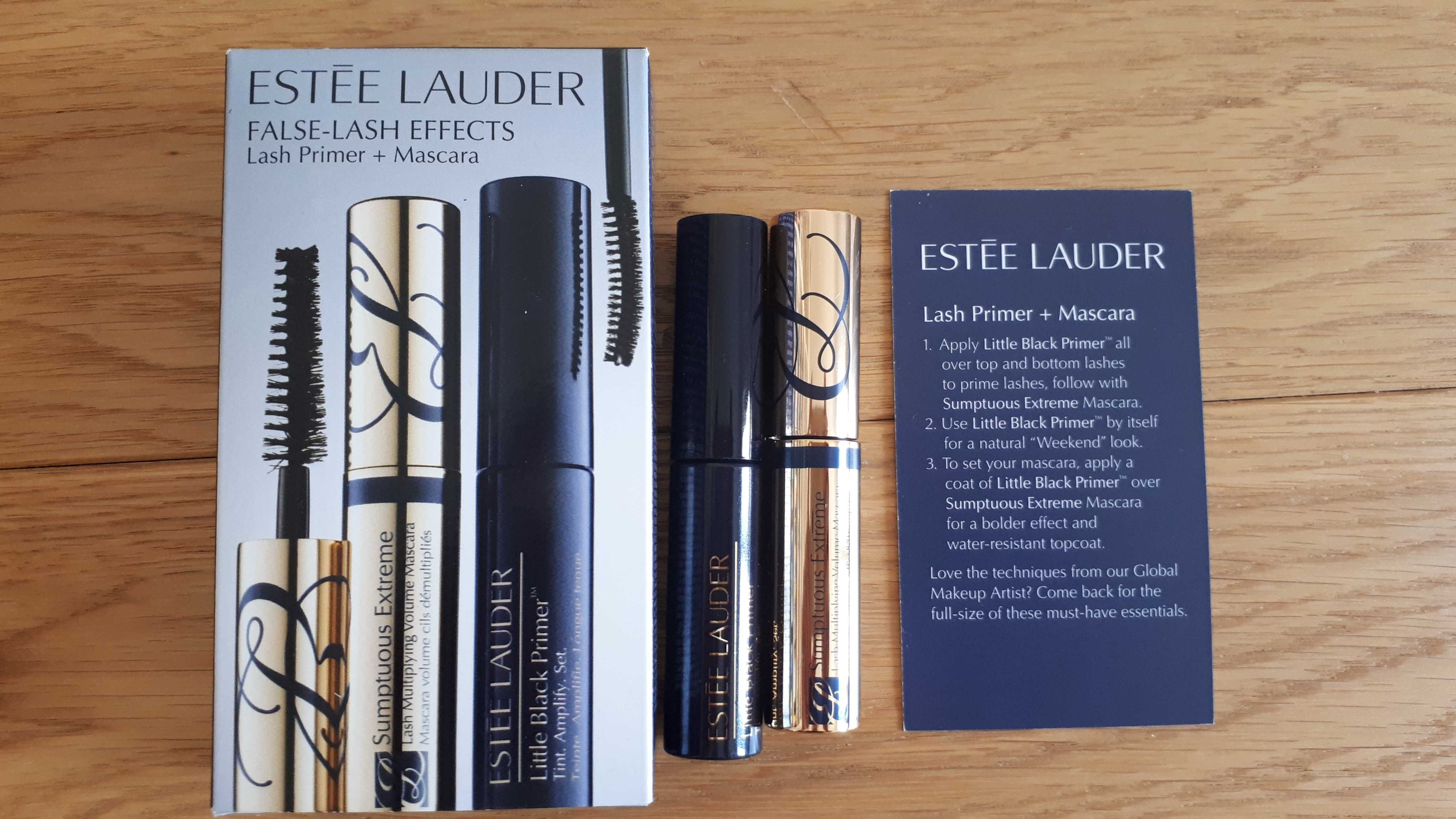 Nowy zestaw Estee Lauder Somptuous Extreme Mascara  + Primer