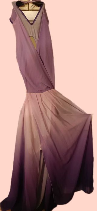 Vestido lilás com calção