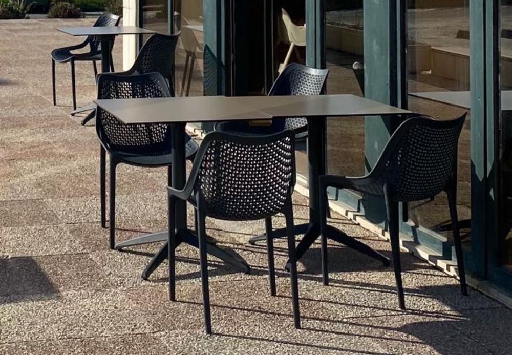 Cadeiras Exterior Oxy Esplanada com/sem braco antracite turtledove