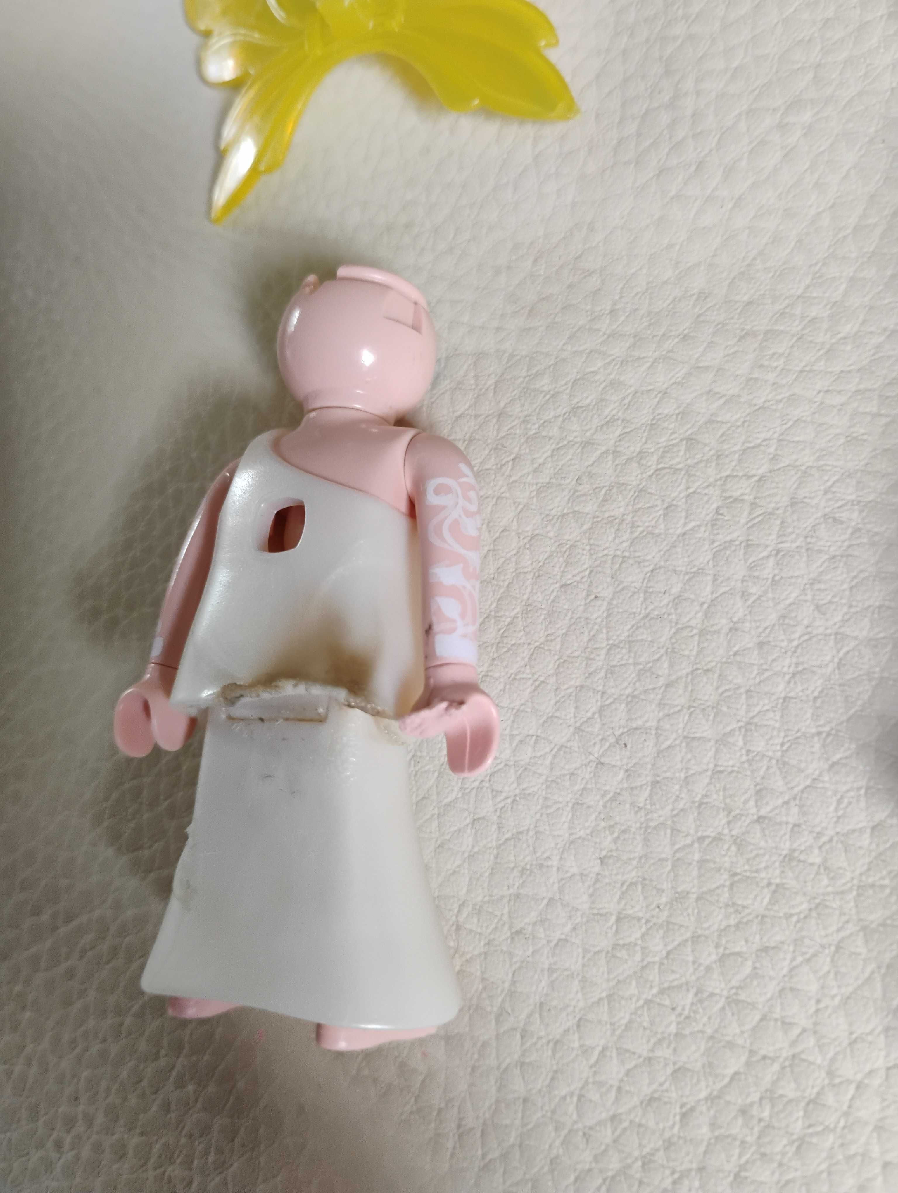 3 figurki Playmobil wróżki + krzew róży + tort urodzinowy