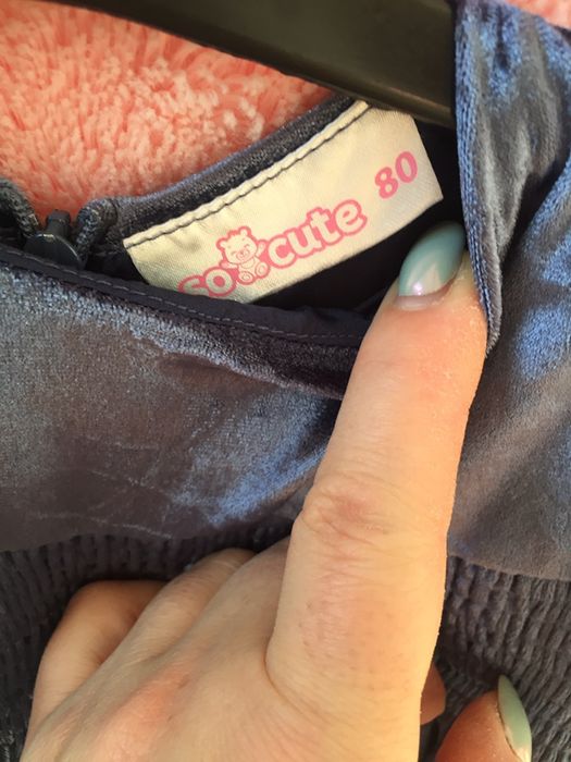 Sukieneczki welurowe