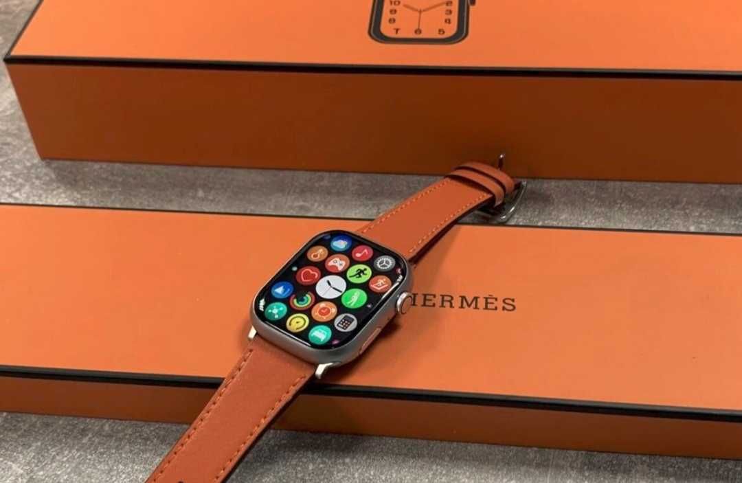 Watch HERMES Смарт часы лучшие на ринке Amoled 45мм+Ремешок