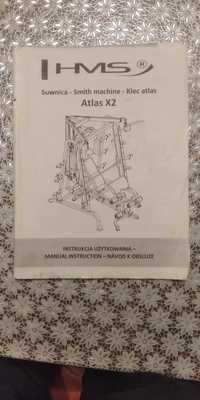 Siłownia- Smith machine-Klec atlas , Atlas X2