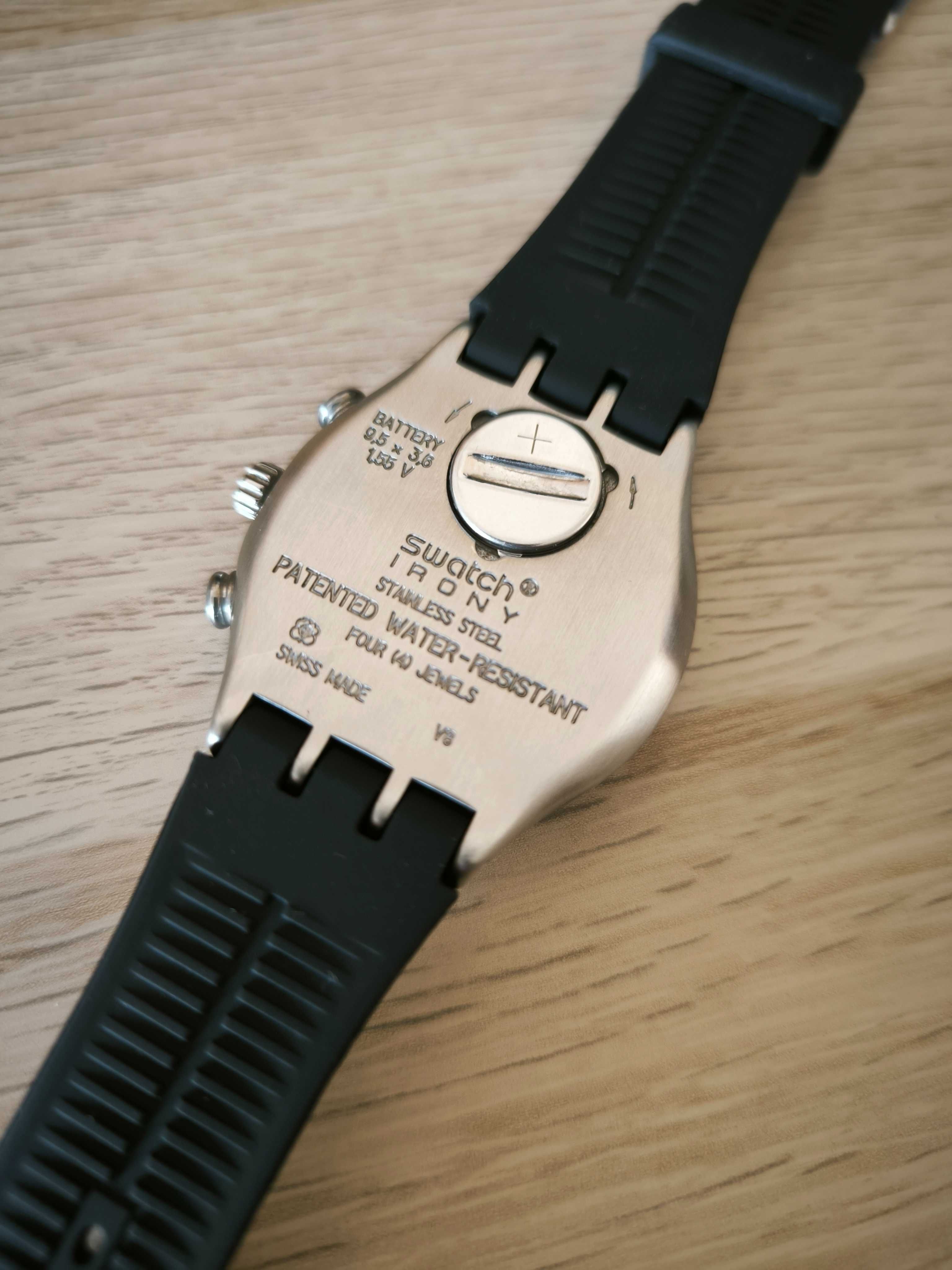 Swatch Irony YCS572, 39mm, Como Novo, Com Braceletes Extra