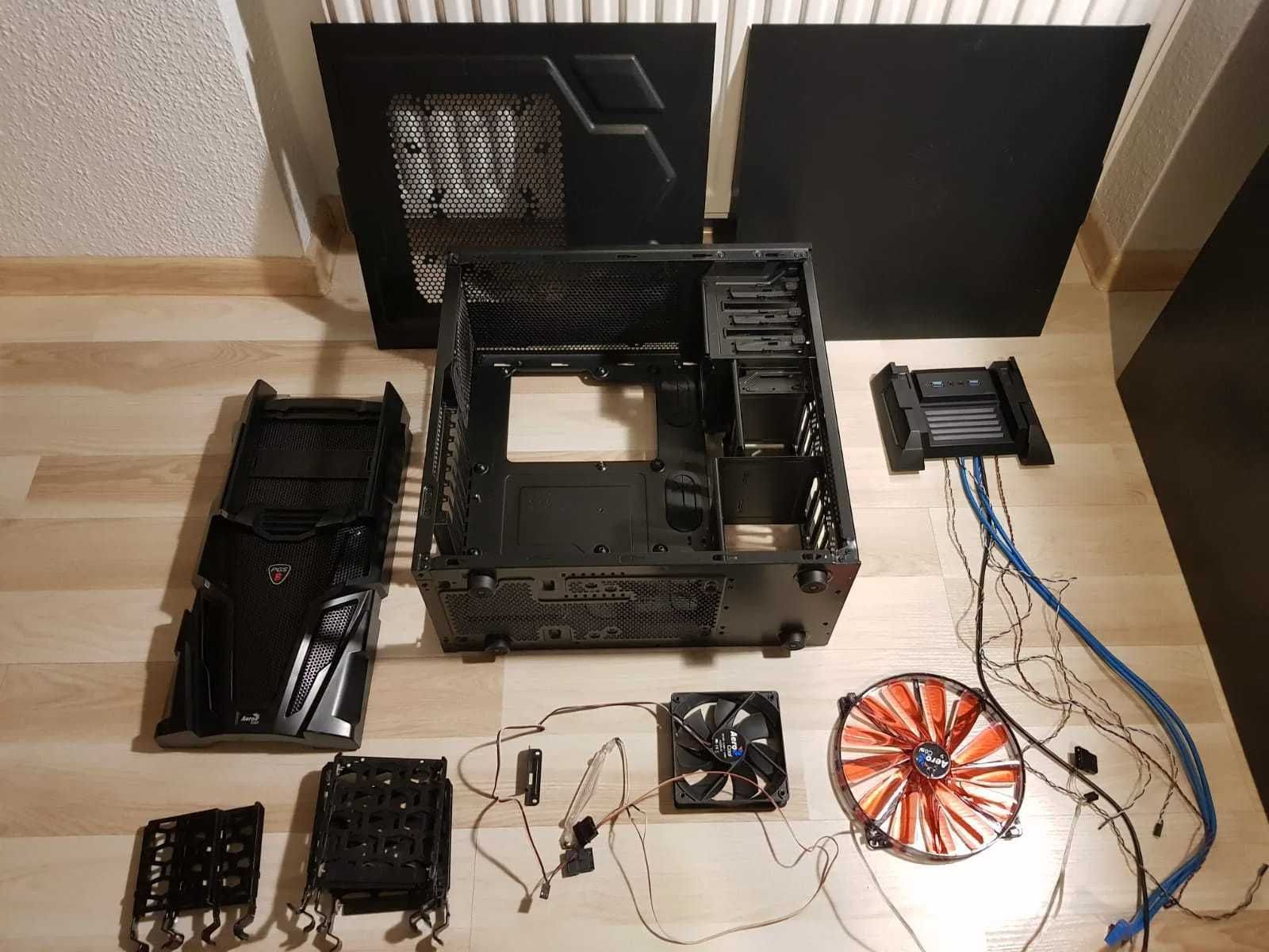 Aerocool PGS Mechatron Black wyczyszczona obudowa ATX PC komputerowa