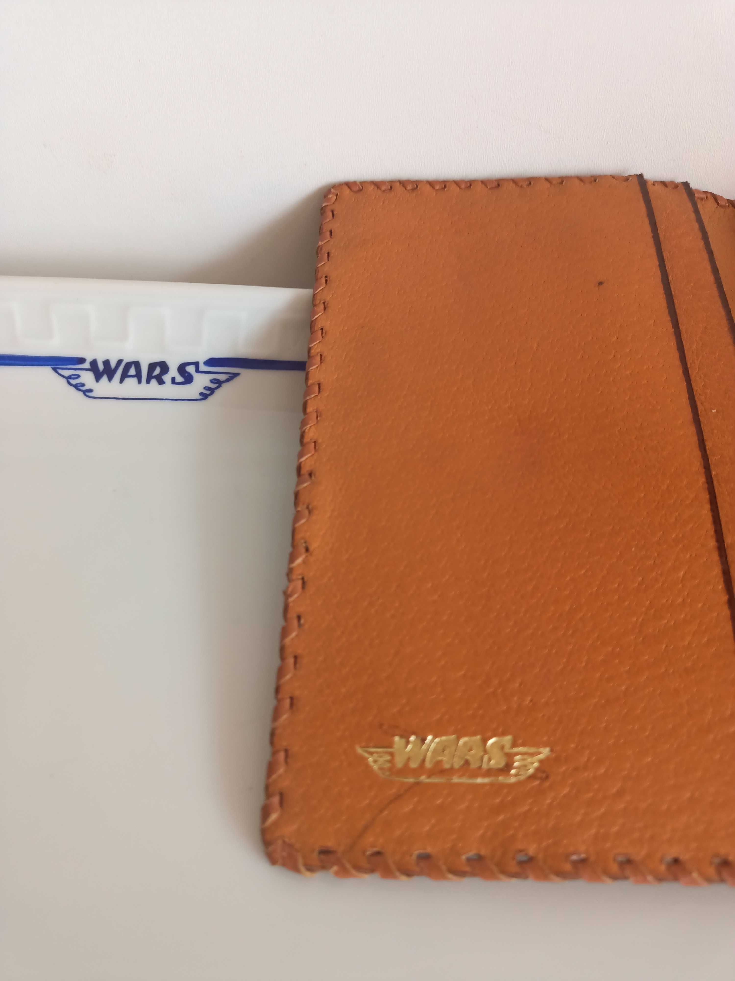 PKP/ Wars kolekcjonerskie gadżety, półmisek oraz portfel vintage PRL