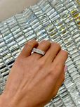 Pierścionek obrączka z diamentami naturalnymi 1.12 Ct