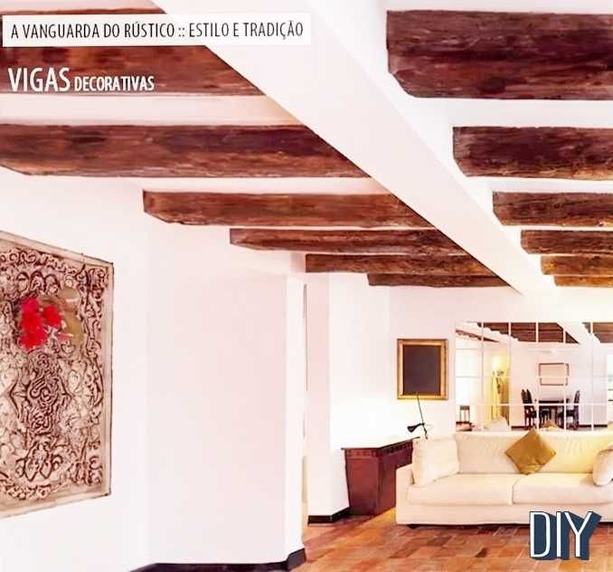 Vigas, Colunas e Tábuas Decorativas