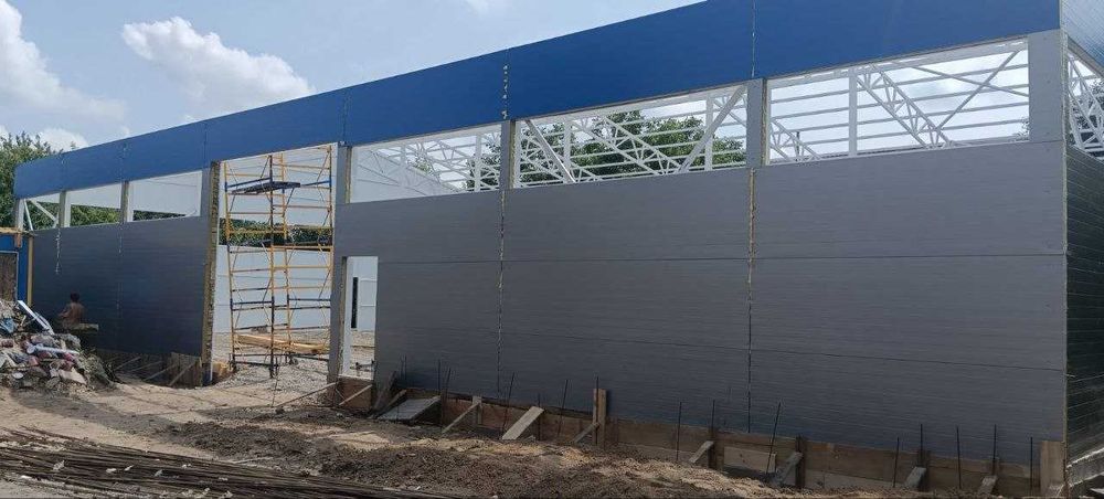 СЕНДВІЧ-ПАНЕЛІ (Пінопласт, Вата, ППУ, PIR)