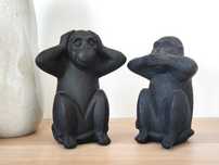 Macacos Decoração Porcelana