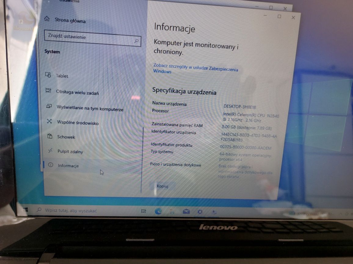 Laptop Lenovo G50-30 Celeron, 8Gb RAM, HDD 500GB