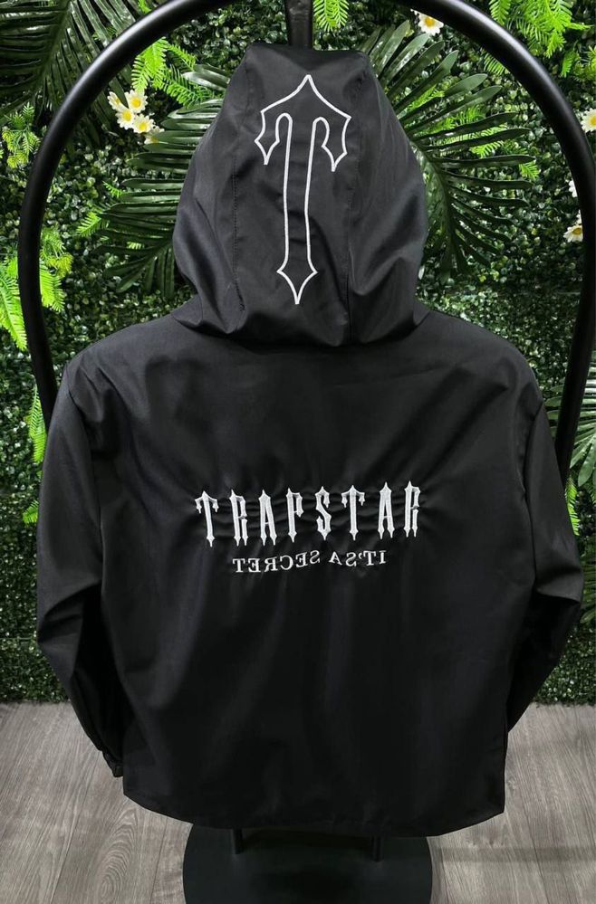 NEW SEASON| Мужская ветровка Trapstar| M-XL| черный|качество-LUX