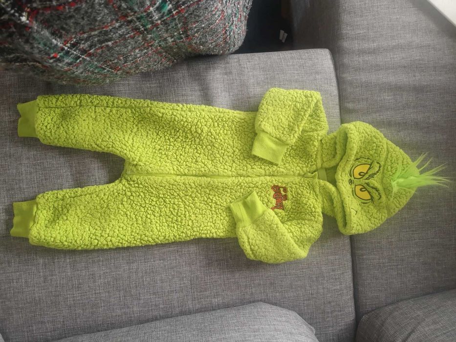 Kombinezon grinch świąteczny 92