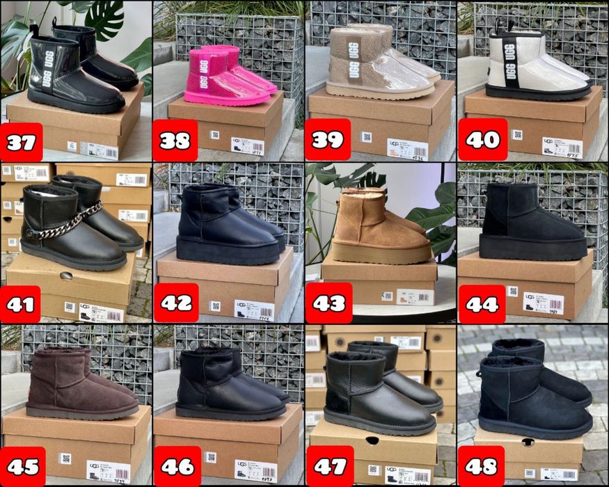БЕЗ ПЕРЕДПЛАТИ Зимові черевики UGG Classics Mini, Neumel, Tazz, Tasman