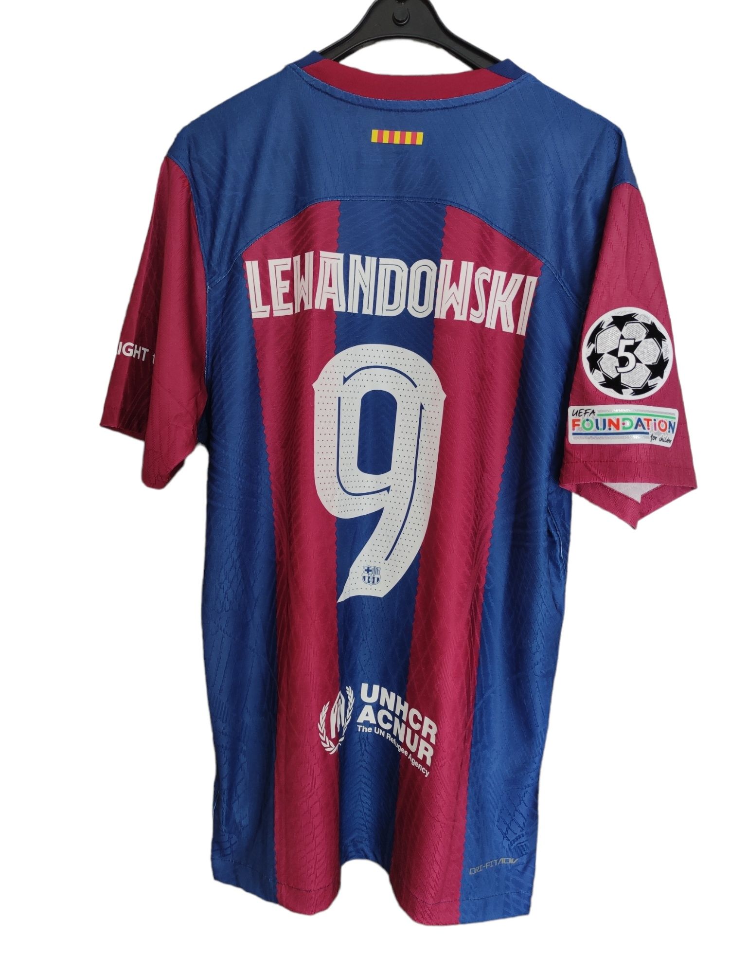 Koszulka Nike FC Barcelona 23/24 DOM Robert Lewandowski r.L Liga Mistr