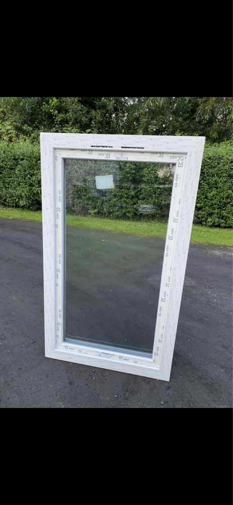 Nowe Okno PCV 85x140 850 x 1400 3szyby białe DUŻA ILOŚĆ