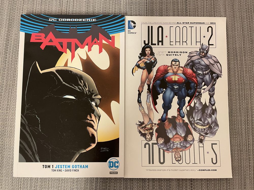 Zestaw - Batman: jestem Gotham, JLA: earth 2 (justice league)