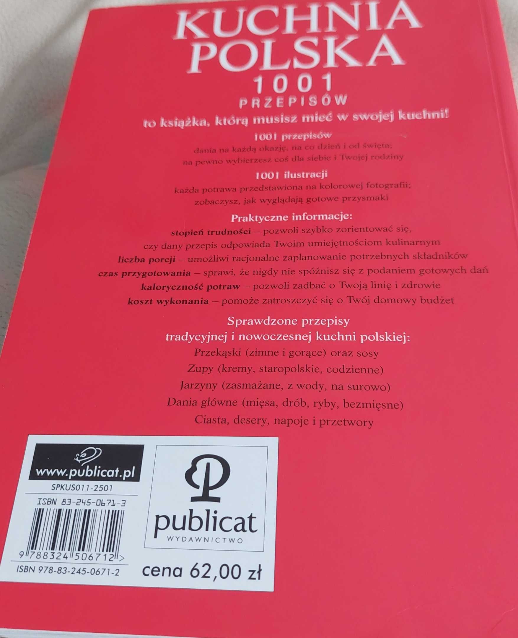 Kuchnia Polska 1001 przepisów. Tęga księga kucharska, duży format.