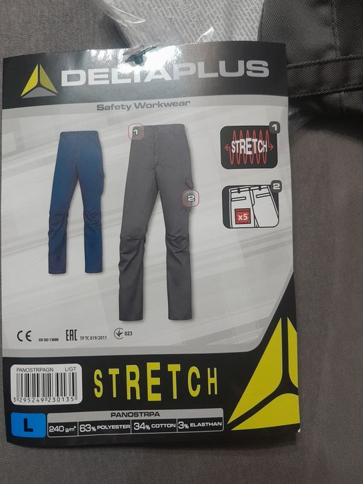 Spodnie robocze Delta plus rozm. L