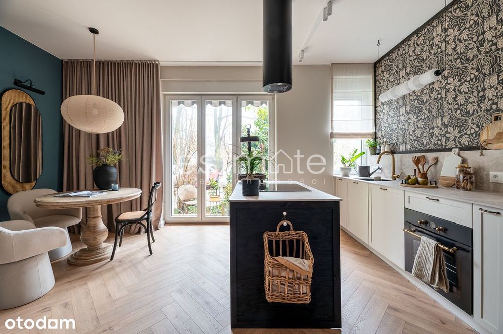 Wnętrze z duszą + prywatny ogród, centrum Łodzi