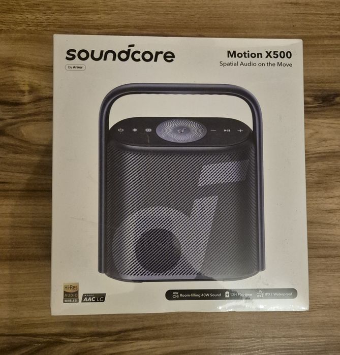 Przenośny głośnik Bluetooth SoundCore Motion X500 niebieski