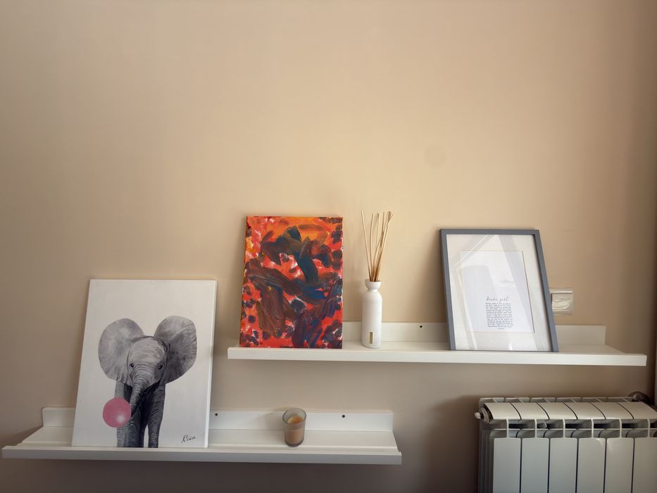 2 prateleiras brancas Mosslanda Ikea