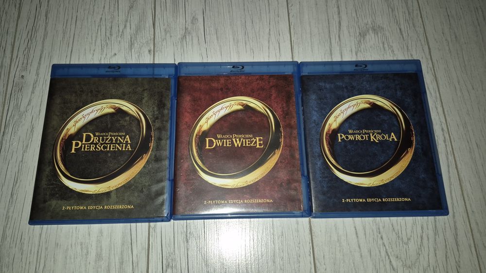 Władca Pierścieni trylogia wersja rozszerzona blu-ray