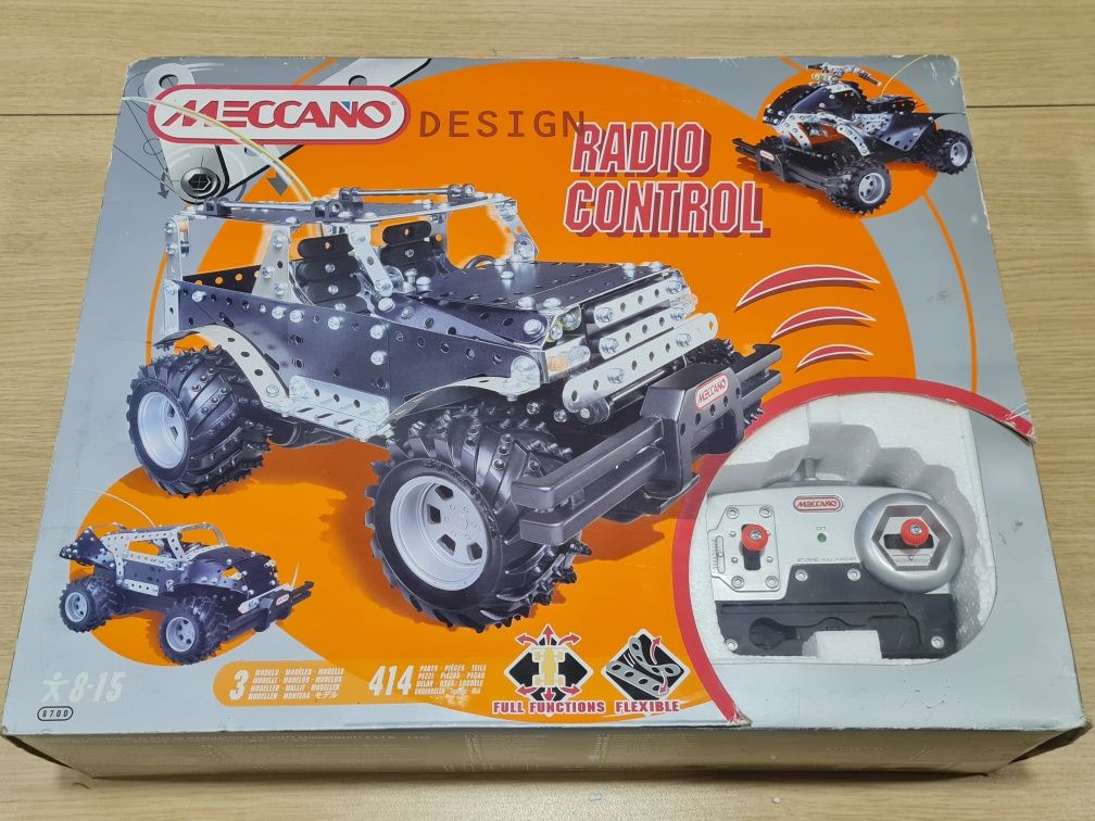 Brinquedo construção Meccano carro jeep Radio Control ref.8700