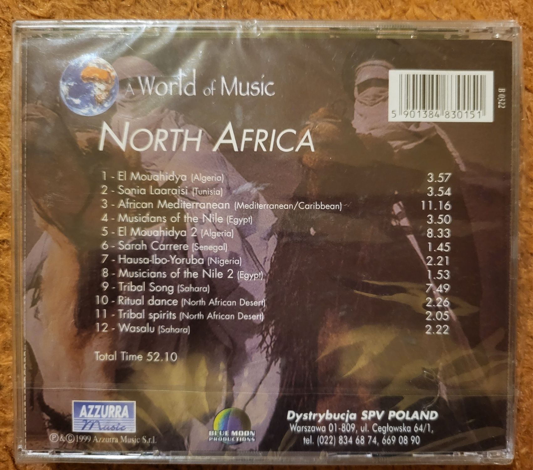 North Africa A World of Music CD
Płyta CD