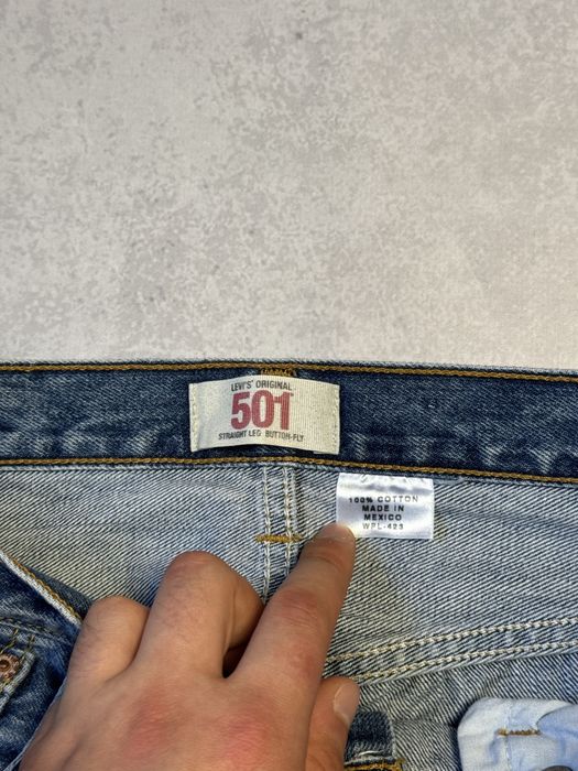 Винтажные джинсы Levi’s 501 made in Mexico мужские (оригинал)