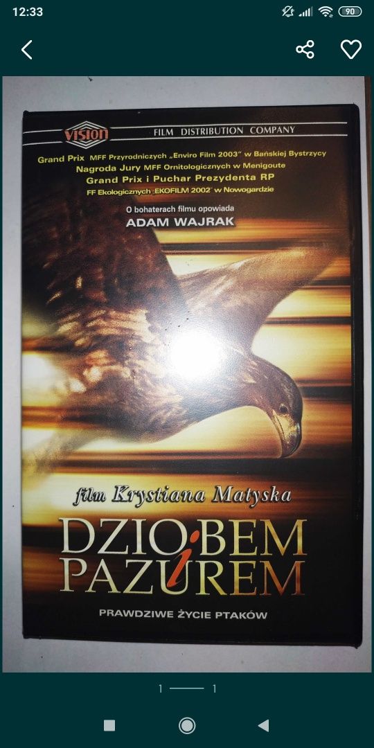 Dziobem i pazurem Prawdziwe życie ptaków Matysek video VHS