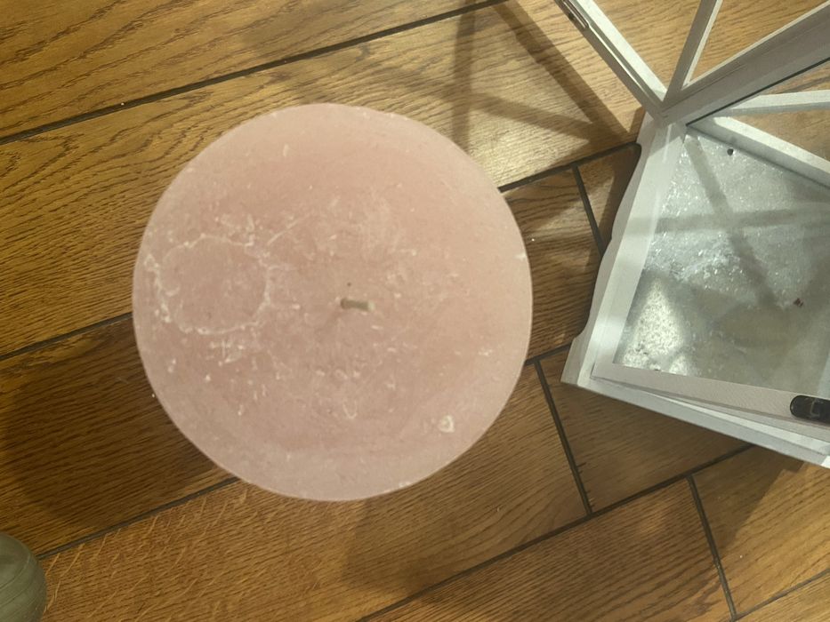 Latarnia BOB S22xD22xW58cm biały + świeca z Miloo home