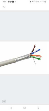 Kabel - Przewód sieciowy UTP kat 5E w ekranie  305 mb