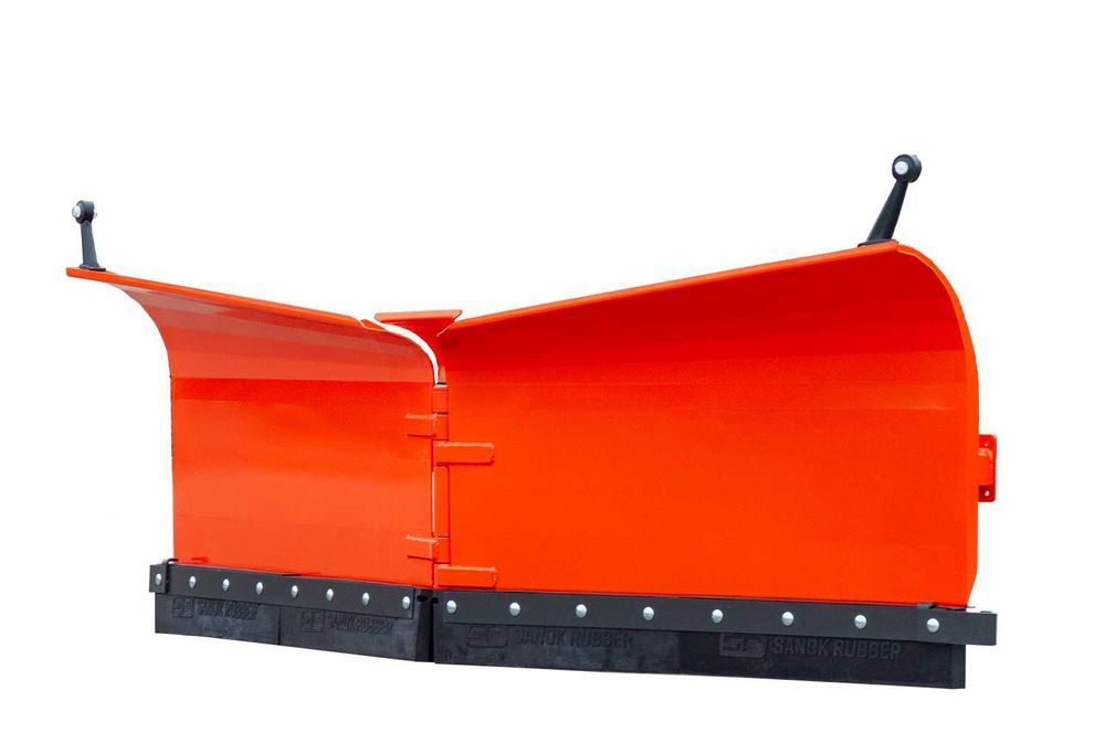 Pług komunalny składany Metal Technik do ładowarki ciągnika wózka MOC!