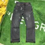 flared jeans chrome hearts black / черные флейред джинсы
