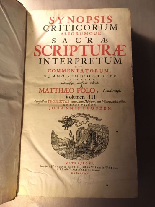 Synopsis Criticorum Aliorumque Sacrae Scripturae Interpretum
