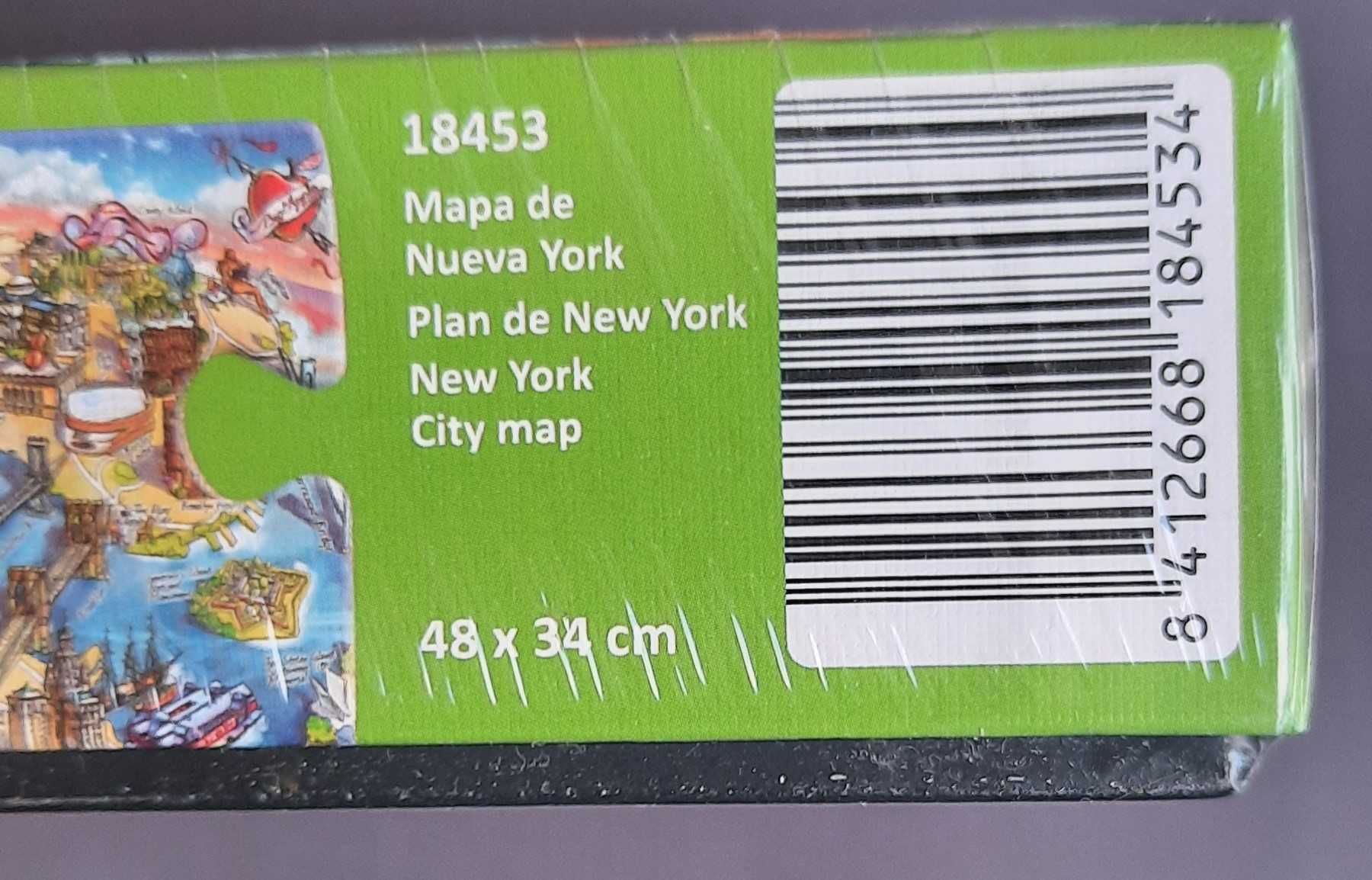 Puzzle Educa Mapa New York City 500 szt