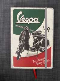 Caderno em branco com tema Vespa