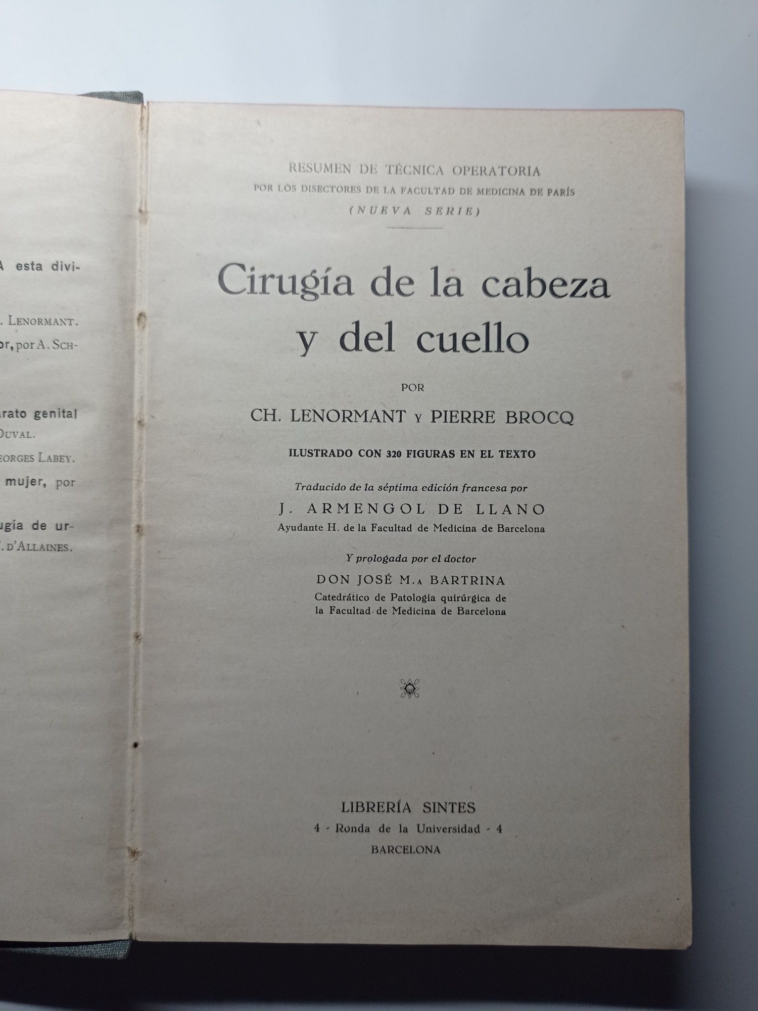 Livro técnico cirugia de la cabeza y cuello