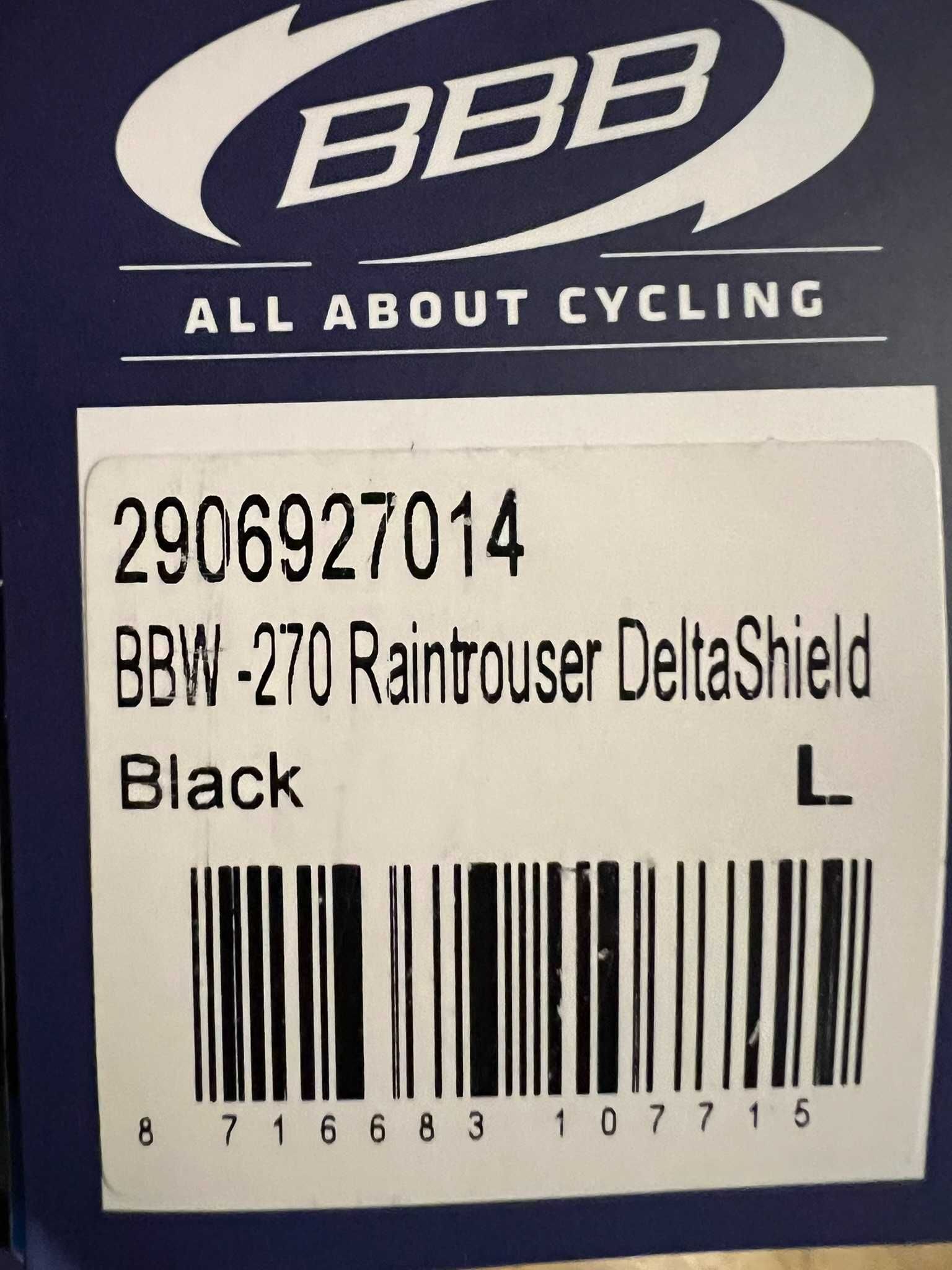 Wodoodporne Spodnie Delta Shield BBB BBW-270 10 tyś mm/H2O rozmiar L